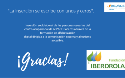 Concesión del proyecto «La inserción se escribe con ceros y unos»